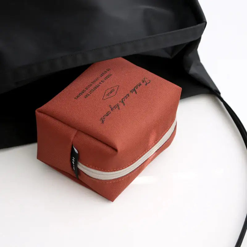 Iconic - Brick Plain Makeup Pouch - Iconic - Pouches - Harumio