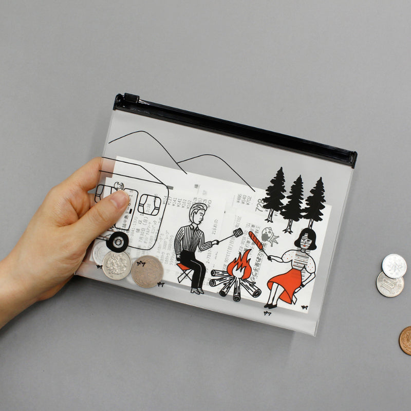1537 - Mini Clear Pouch - 1537 - Zipper Bag - Harumio