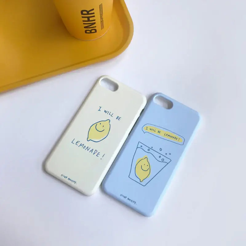 Second Morning - Lemonade Hard Phone Case - Second Morning - Phone Cases - Harumio