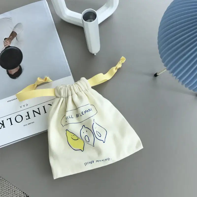 Second Morning - Drawstring Pouch - Second Morning - Pouches - Harumio
