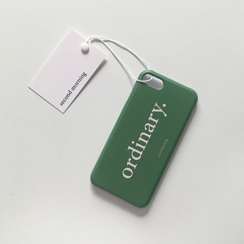 Second Morning - Ordinary Hard Phone Case