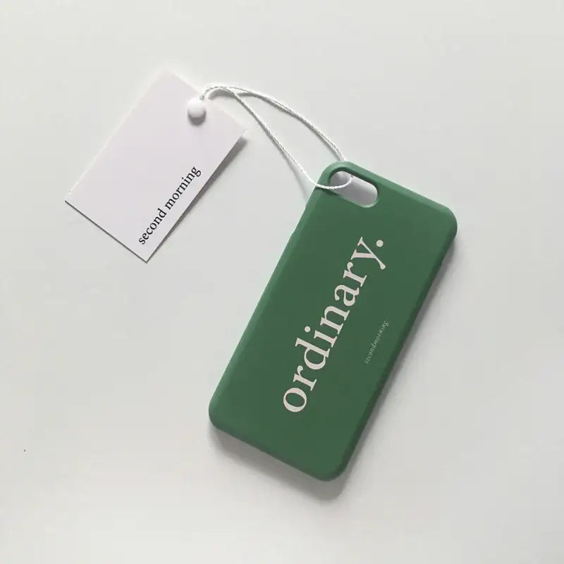 Second Morning - Ordinary Hard Phone Case - Second Morning - Phone Cases - Harumio