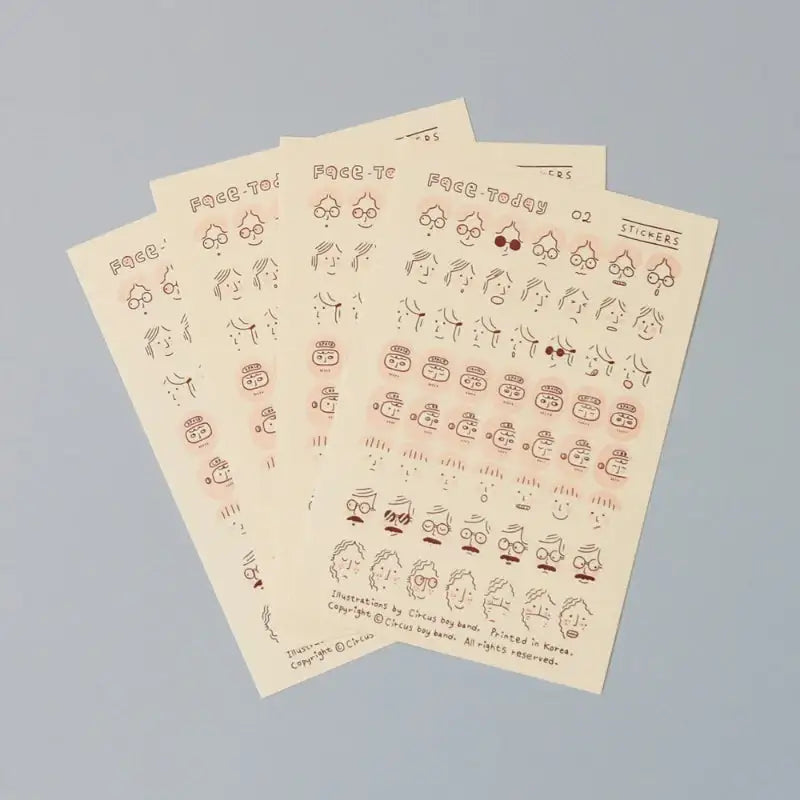 Circus Boy Band - Face Sticker - Circus Boy Band - Decorative Stickers - Harumio