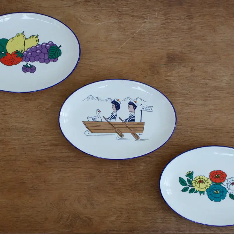 1537 - Small Oval Plate - 1537 - Plates - Harumio