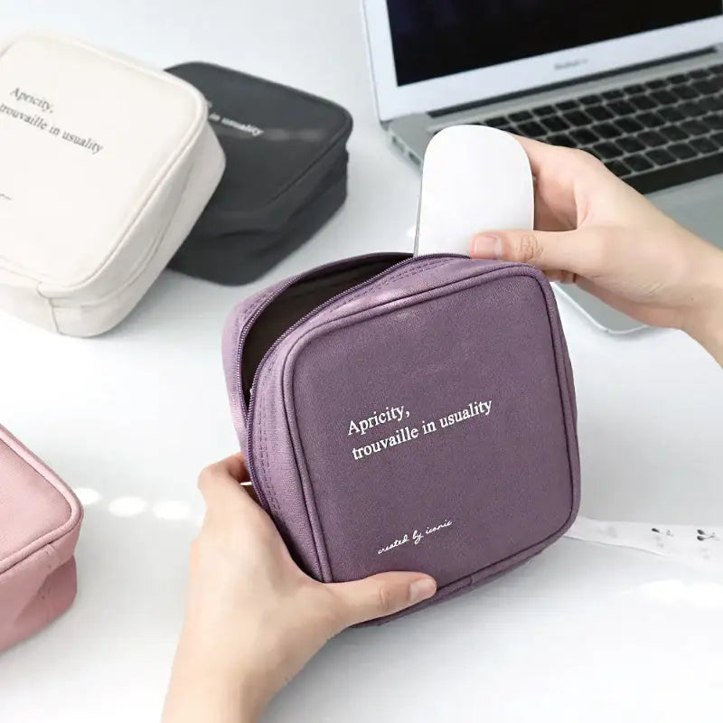 Iconic - Cottony Cable Pouch - Iconic - Pouches - Harumio