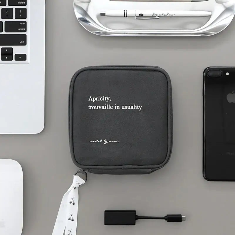 Iconic - Cottony Cable Pouch - Iconic - Pouches - Harumio