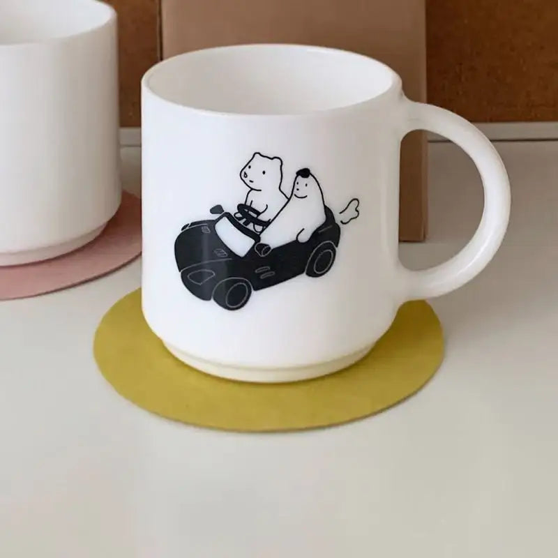 Stay With Us - Runny Nose and Friend Mug - Stay With Us - Mug - Harumio