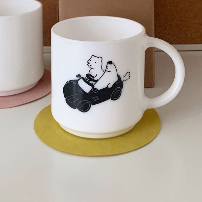 Stay With Us - Runny Nose and Friend Mug