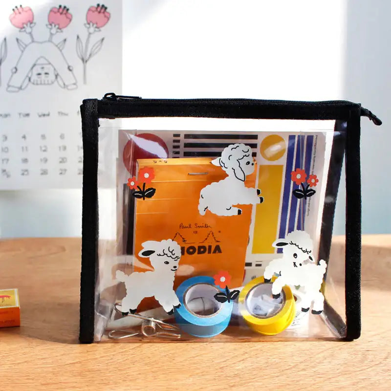 1537 - Clear Jelly Pouch - 1537 - Travel Pouches - Harumio