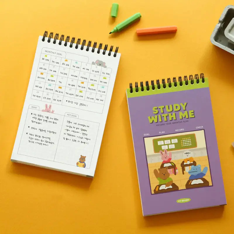 Dailylike x 10x10 - 4 Months Study Planner - Dailylike x 10x10 - Stationary - Harumio
