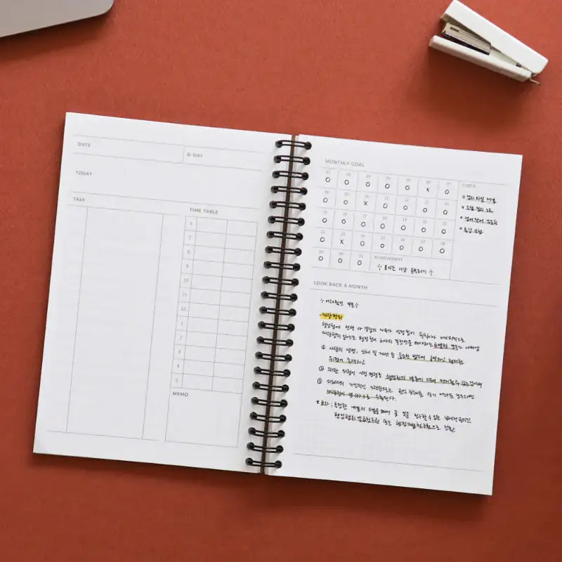 Dailylike x 10x10 - 4 Months Study Planner - Dailylike x 10x10 - Stationary - Harumio