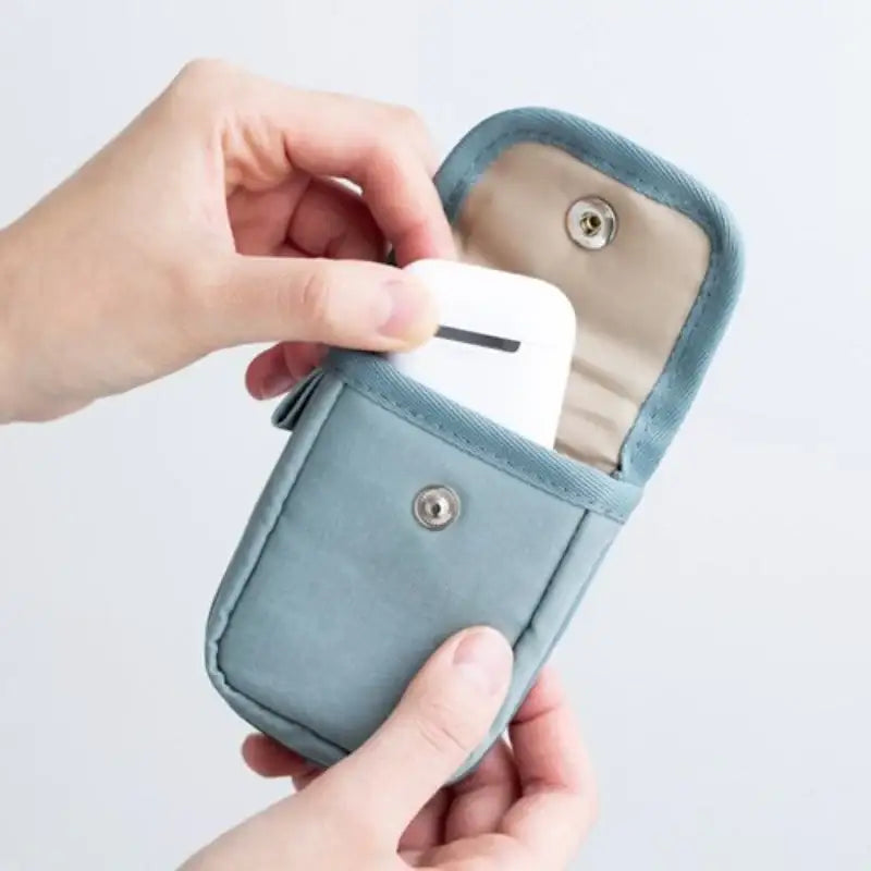 Livework - Button Earphone Pouch - Livework - Earphone Pouch - Harumio