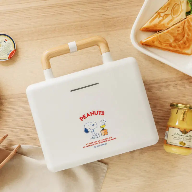 Peanuts x 10x10 - Snoopy Retro Double Waffle/Sandwich Maker - Peanuts x 10x10 - Kitchenware - Harumio