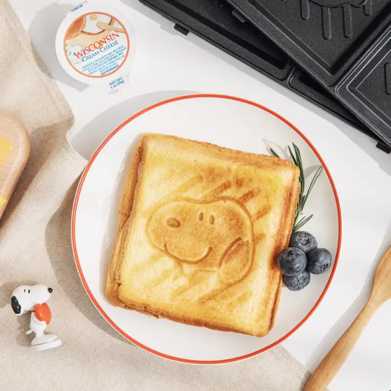Peanuts x 10x10 - Snoopy Retro Double Waffle/Sandwich Maker - Peanuts x 10x10 - Kitchenware - Harumio