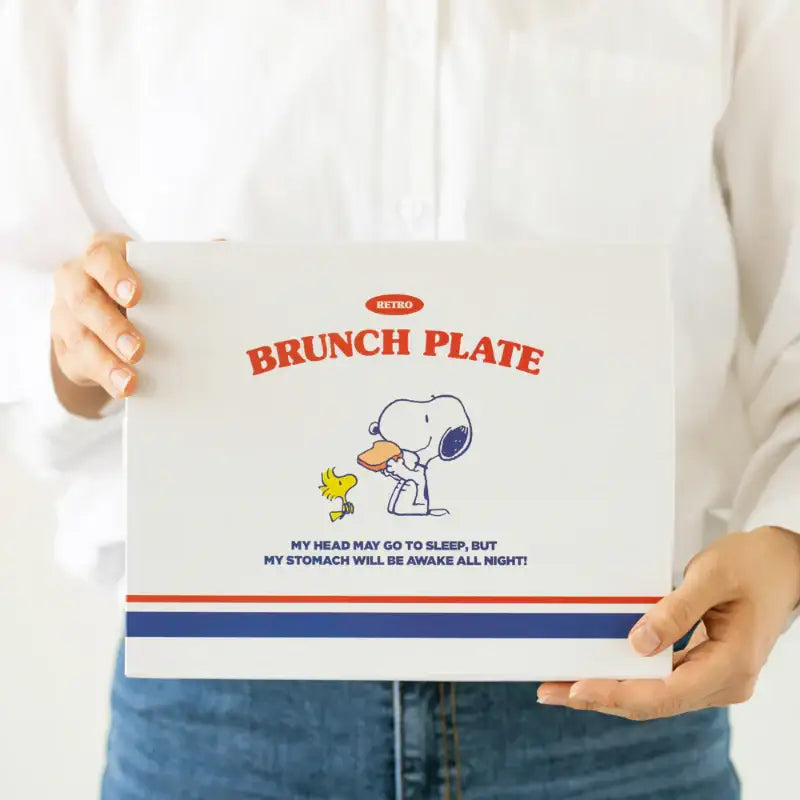 Peanuts x 10x10 - Snoopy Retro Brunch Plate - Peanuts x 10x10 - Tableware - Harumio