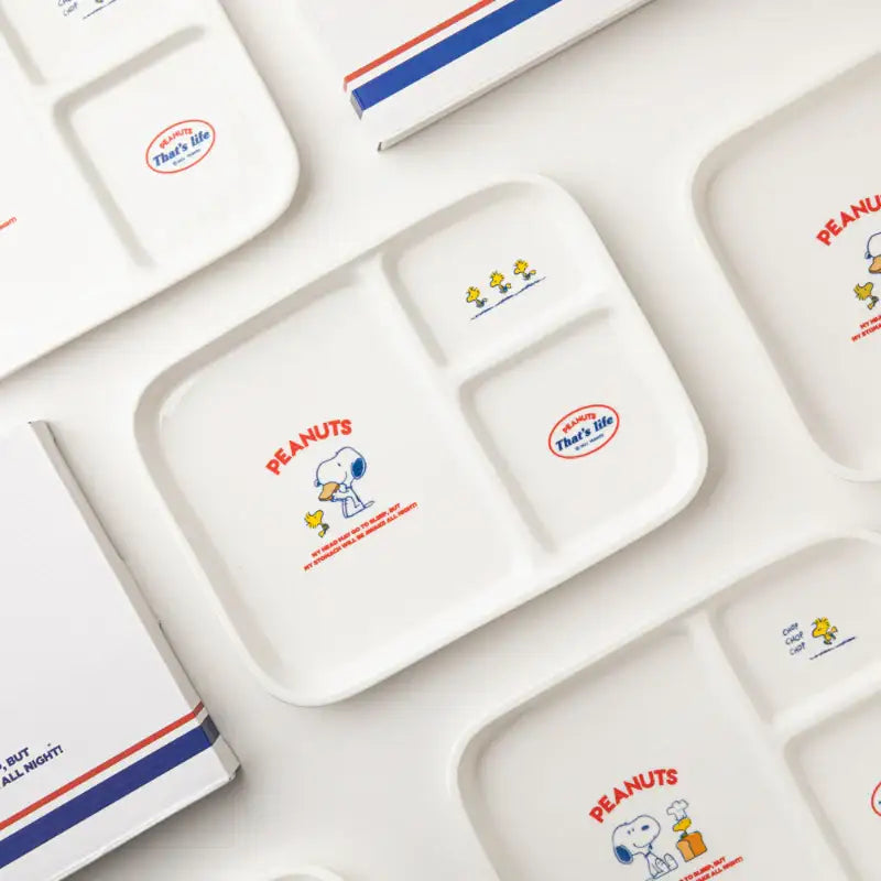 Peanuts x 10x10 - Snoopy Retro Brunch Plate - Peanuts x 10x10 - Tableware - Harumio
