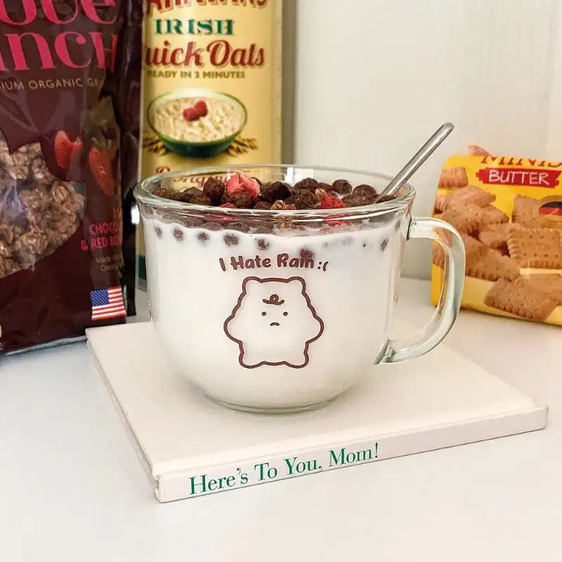 Stay With Us - I Hate The Rainy Season Cereal Cup - Stay With Us - Bowl - Harumio