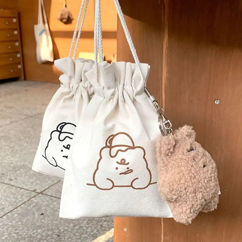 Stay With Us - I Hate The Rainy Season Drawstring Pouch - Stay With Us - Drawstring Pouch - Harumio