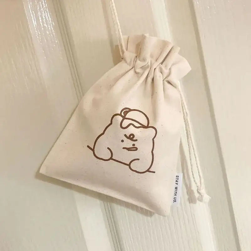 Stay With Us - I Hate The Rainy Season Drawstring Pouch - Stay With Us - Drawstring Pouch - Harumio