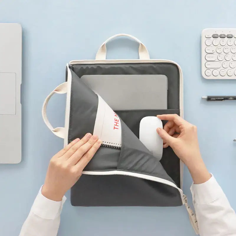 Iconic - Cottony 13" A4 Laptop Pouch - Iconic - Laptop Pouch - Harumio
