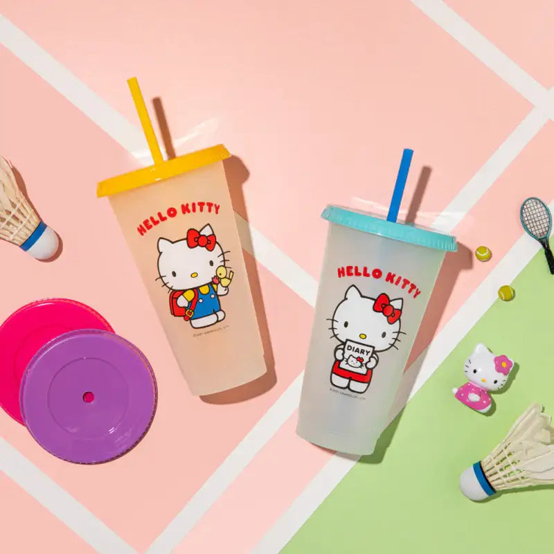 Sanrio x 10x10 - Hello Kitty Reusable Cold Cup Set - Sanrio x 10x10 - Tableware - Harumio