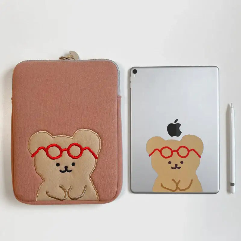 Teteum - Peach iPad Pouch - Teteum - iPad Pouch - Harumio