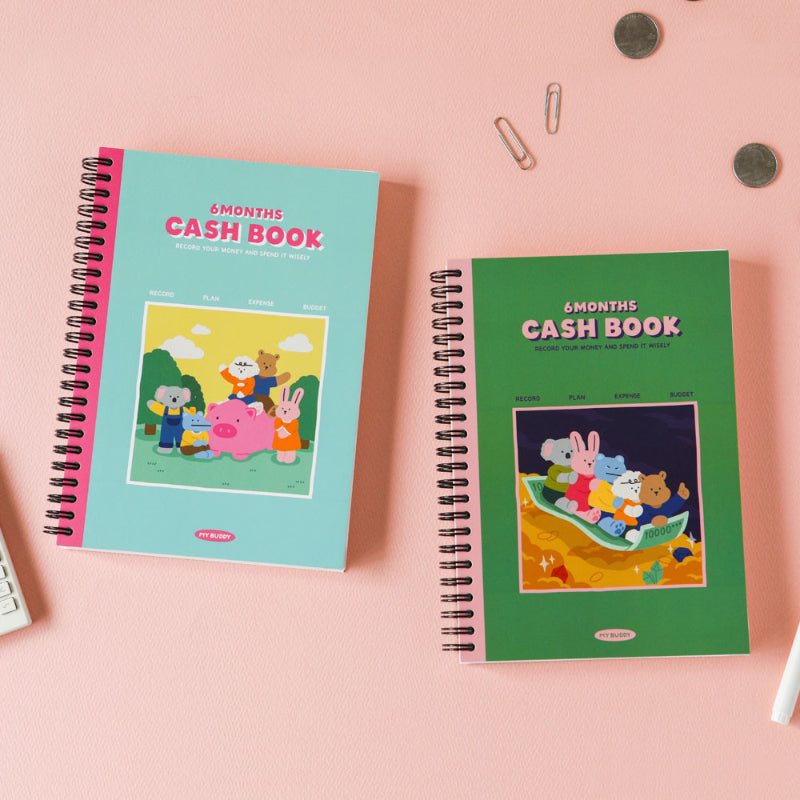 Dailylike x 10x10 - My Buddy 6 Months Cash Book