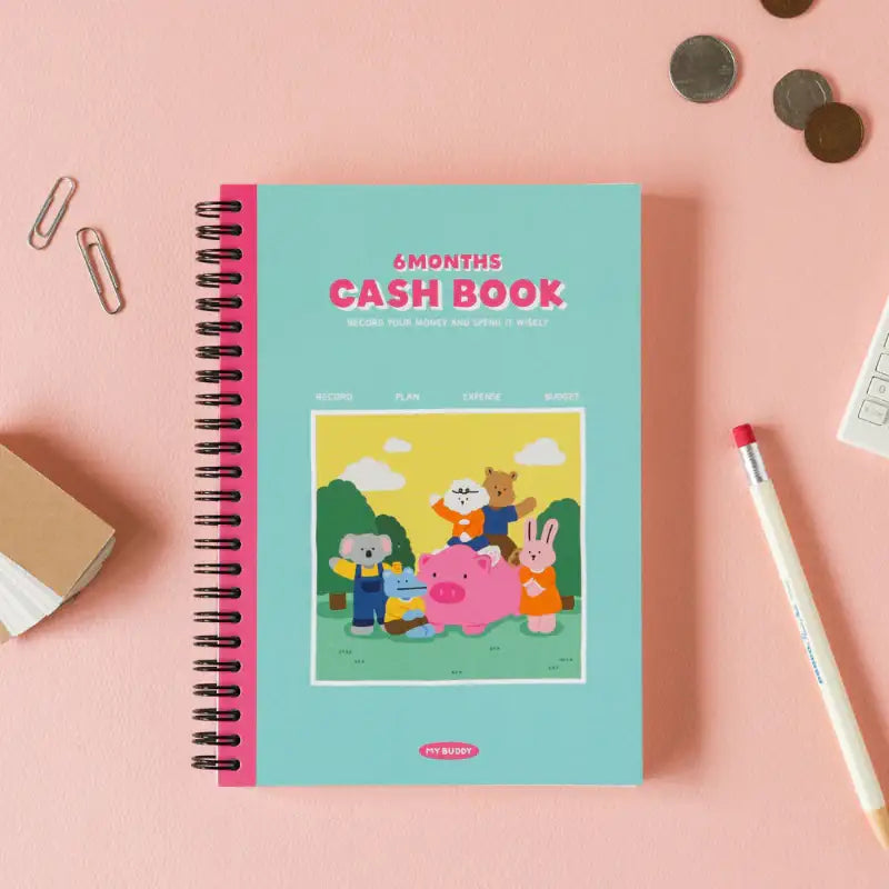 Dailylike x 10x10 - My Buddy 6 Months Cash Book - Dailylike x 10x10 - Stationary - Harumio