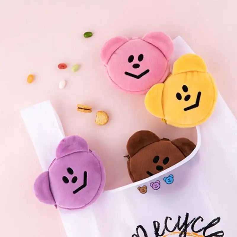 Livework - Momossi Bear Earphone Pouch - Livework - Earphone Pouch - Harumio