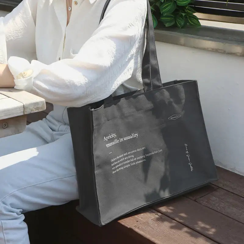 Iconic - Lettering Eco Bag - Iconic - Bags - Harumio