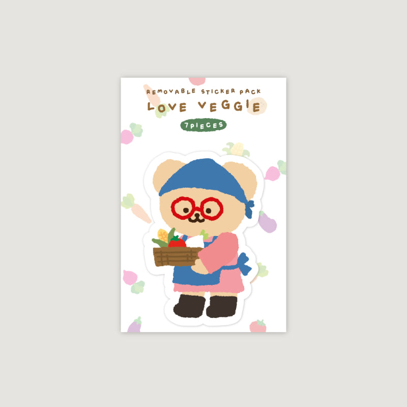 Teteum - Love Veggie Sticker Pack