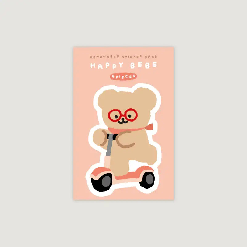 Teteum - Happy Bebe Sticker Pack - Teteum - Stationary - Harumio