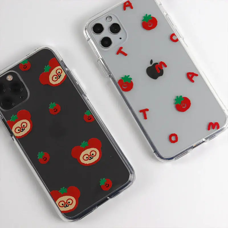Teteum - Tomato Jelly Hard Phone Case - Teteum - Phone Cases - Harumio