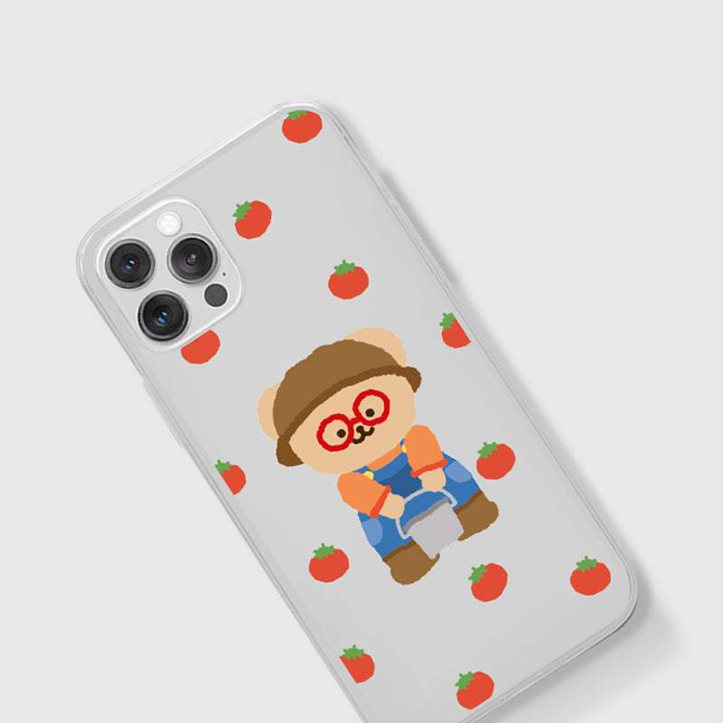 Teteum - Tomato Farm Jelly Hard Phone Case