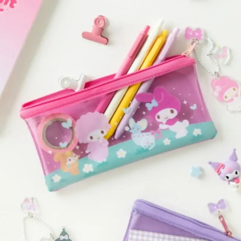 Sanrio x 10x10 - Clear Pouch Set - Sanrio - Pouch - Harumio