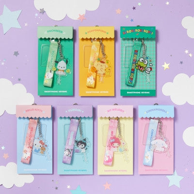 Sanrio x 10x10 - Clear Cell Phone Keyring