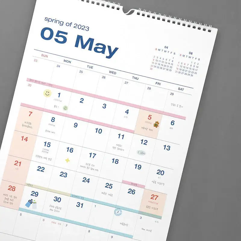 ICONIC - 2023 Flow Wall Calendar - ICONIC - Calendars - Harumio