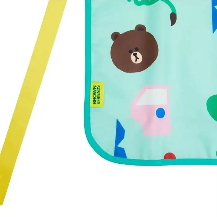 LINE FRIENDS - Play and Draw - Brown & Friends Kids Apron Hood Set