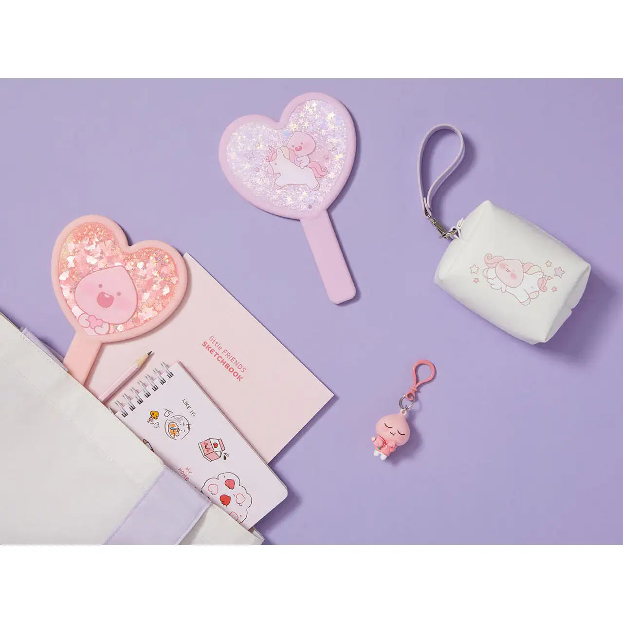Kakao Friends - Apeach AirPod Figure Keyring - Kakao Friends - Accessories - Harumio