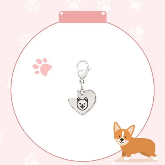 OST - My Little Friends - Dog Couple Necklace Set - My Little Friends - Jewelry - Harumio