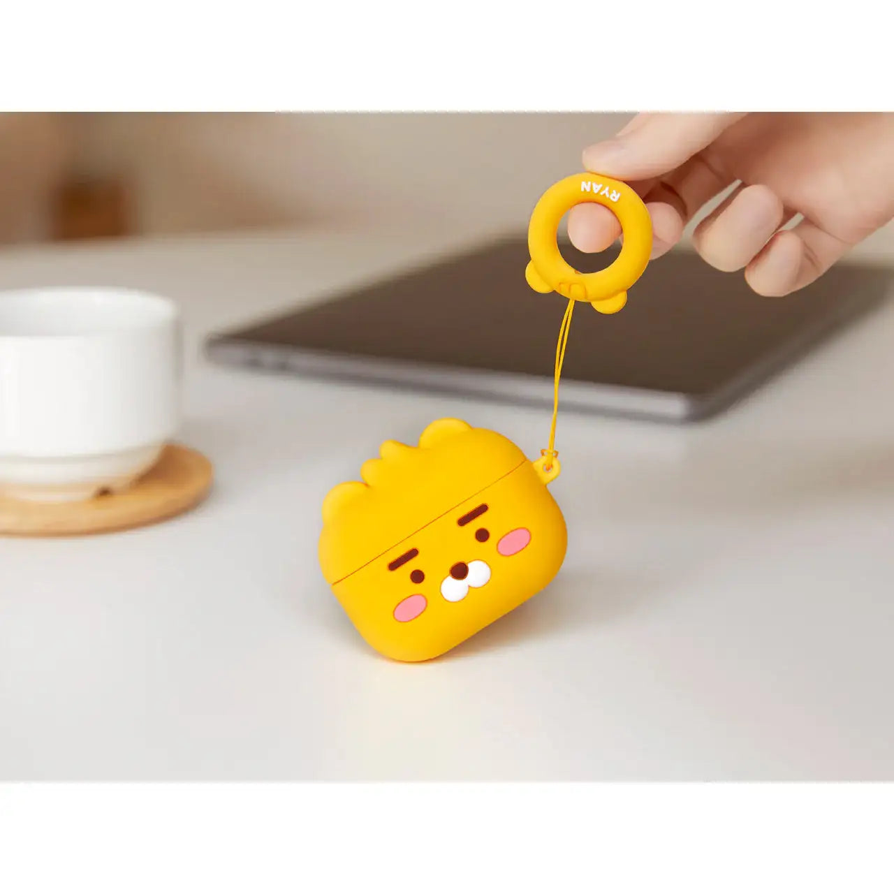 Kakao Friends - Airpod Pro Case with Finger Keyring - Kakao Friends - Accessories - Harumio