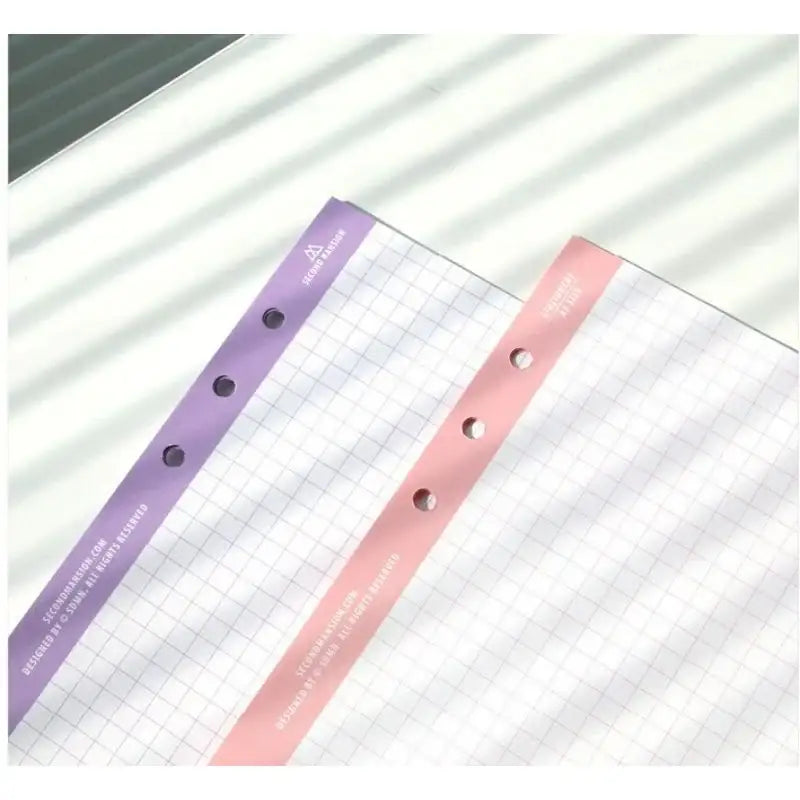 Second Mansion x 10x10 - A5 6 hole checkerboard grid notebook binder book - Second Mansion - Binder Note - Harumio