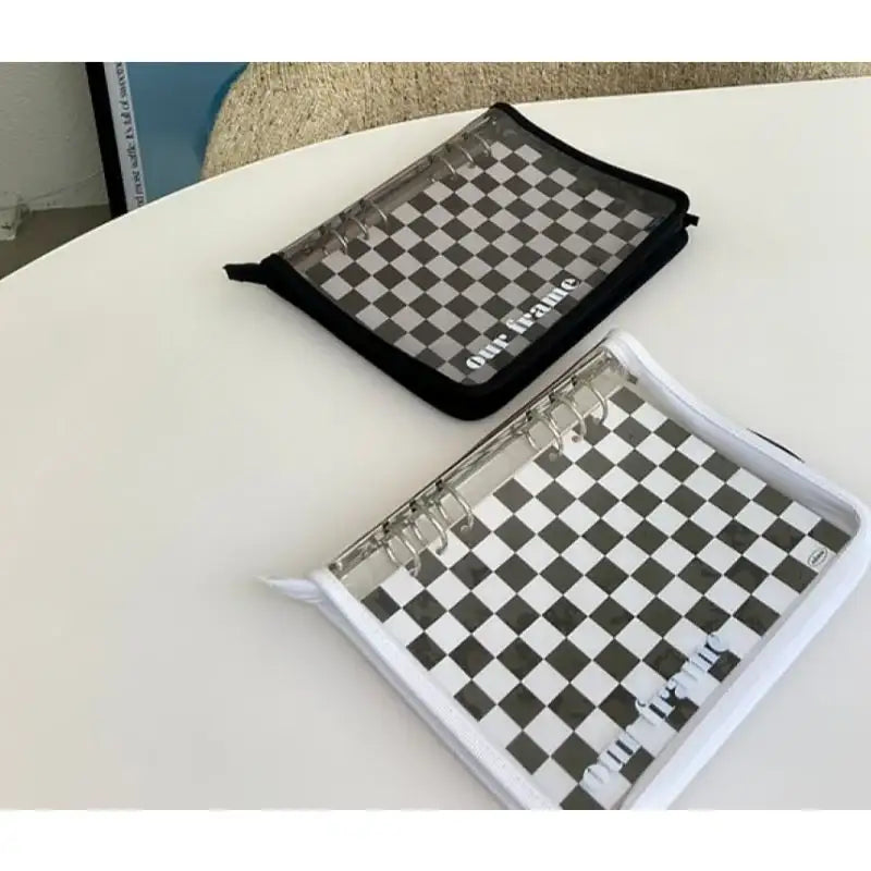 Second Mansion x 10x10 - A5 6 hole checkerboard grid notebook binder book - Second Mansion - Binder Note - Harumio