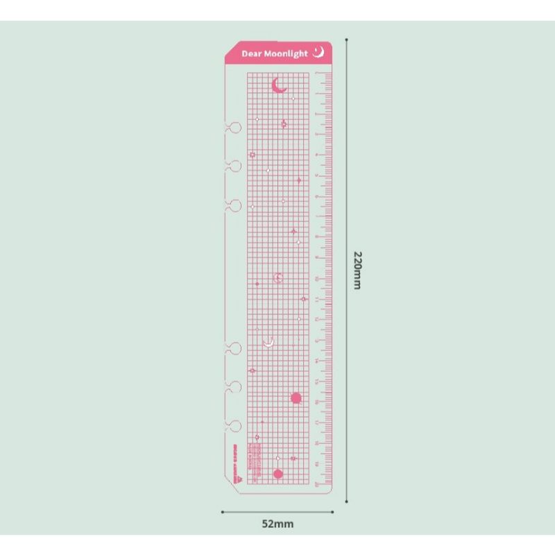 Second Mansion x 10x10 - 6 hole binder design ruler