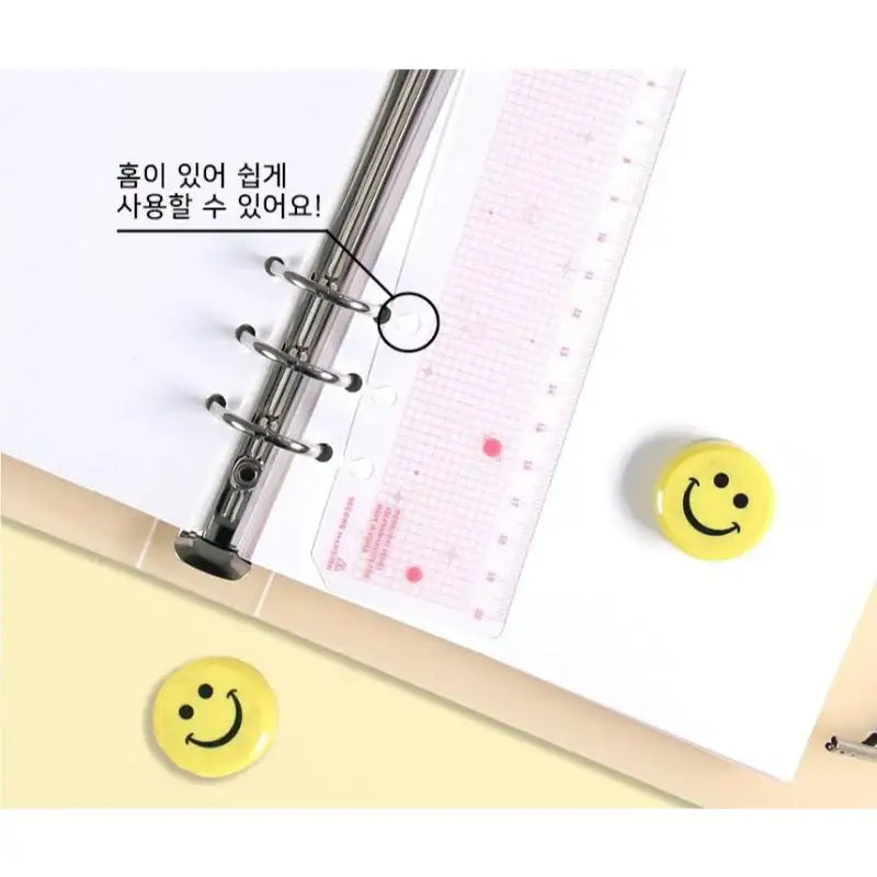 Second Mansion x 10x10 - 6 hole binder design ruler - Second Mansion - Stationary, Accessories - Harumio