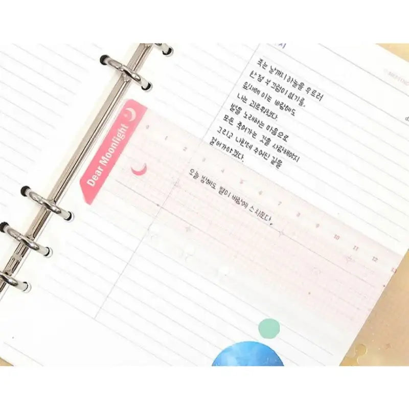 Second Mansion x 10x10 - 6 hole binder design ruler - Second Mansion - Stationary, Accessories - Harumio