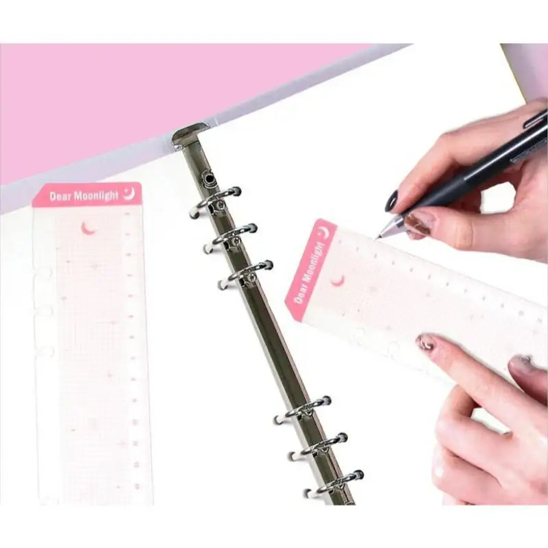 Second Mansion x 10x10 - 6 hole binder design ruler - Second Mansion - Stationary, Accessories - Harumio