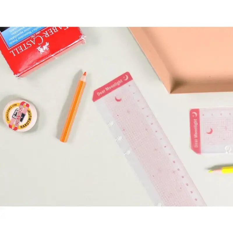 Second Mansion x 10x10 - 6 hole binder design ruler - Second Mansion - Stationary, Accessories - Harumio