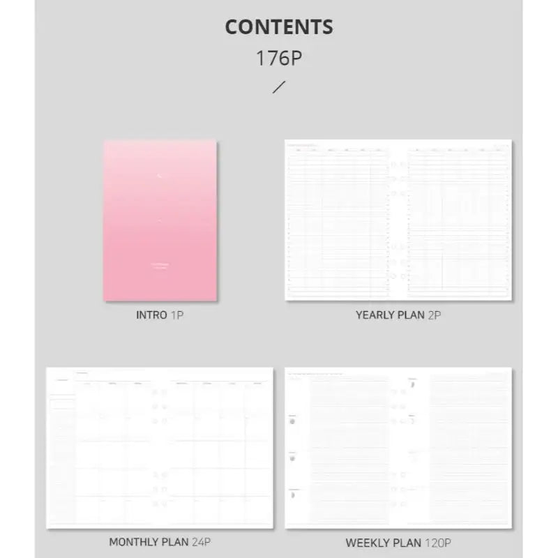 Second Mansion x 10x10 - 6-hole diary refill inlay - Second Mansion - Paper - Harumio