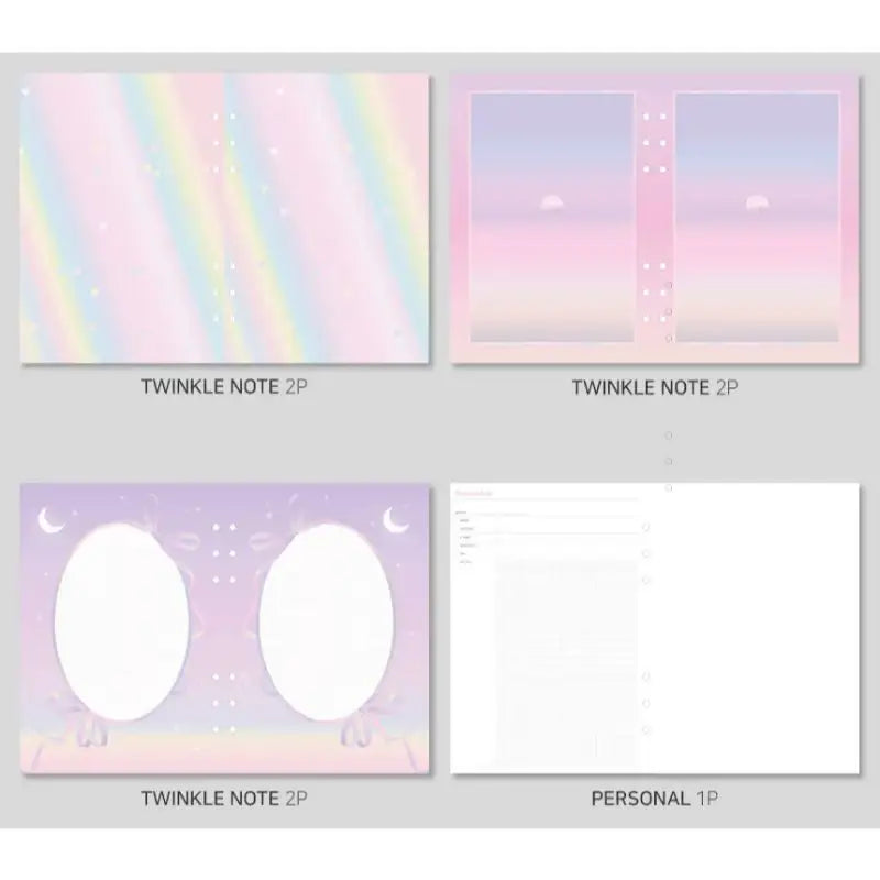 Second Mansion x 10x10 - 6-hole diary refill inlay - Second Mansion - Paper - Harumio